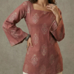 Cotton Straight Cut Top with Corset Back